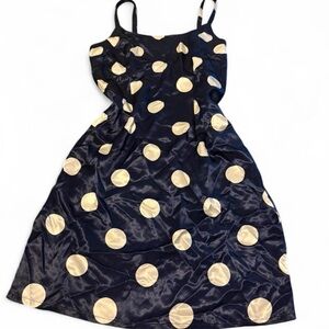 Miss Selfridge Navy and Cream Dress